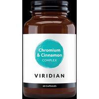 Viridian Chromium & Cinnamon Complex 60 Capsules